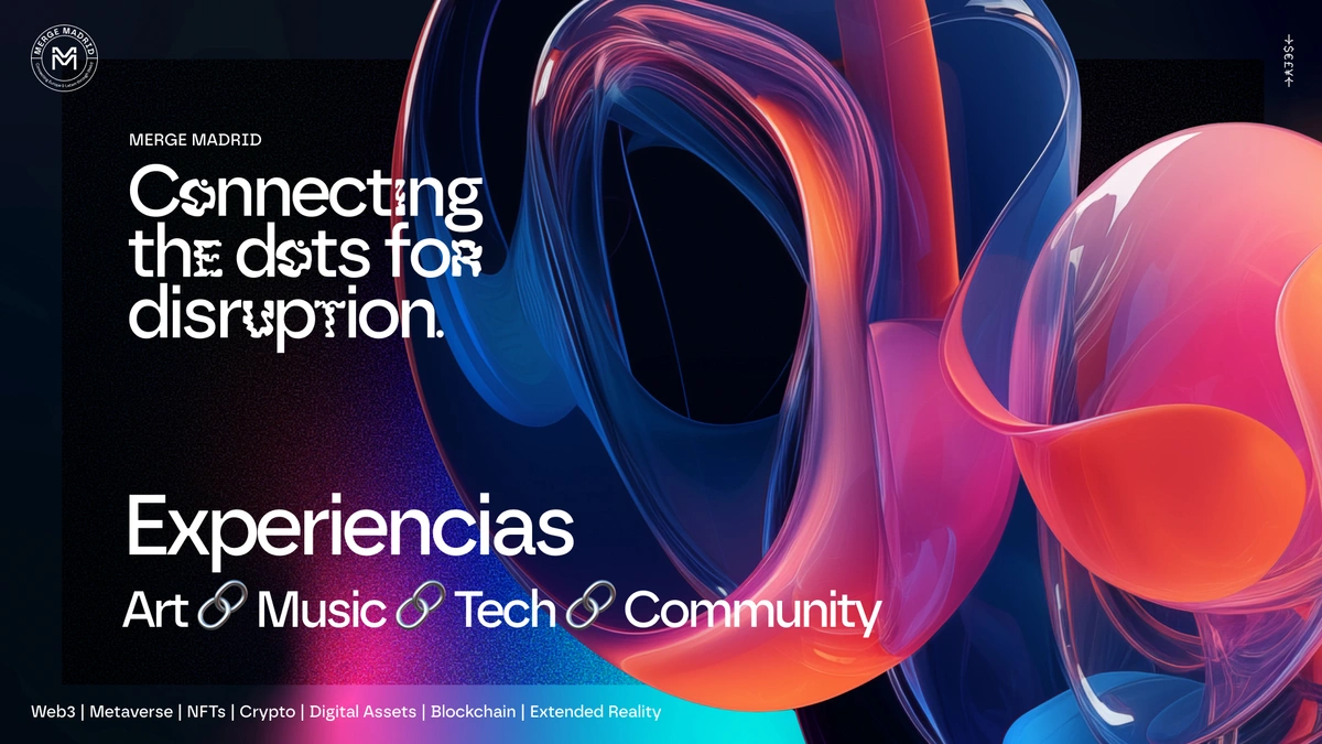 MERGE Madrid - Branding for a Web3 and Blockchain convention