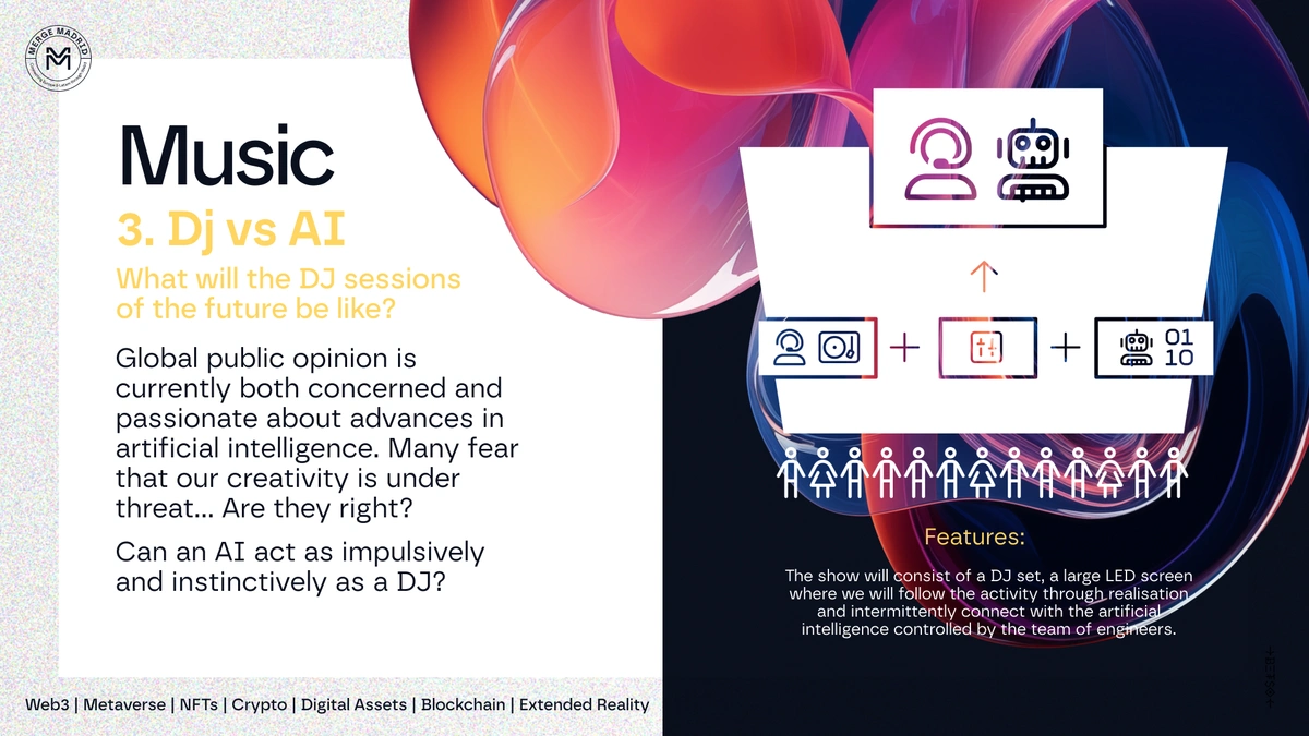 MERGE Madrid - Branding for a Web3 and Blockchain convention