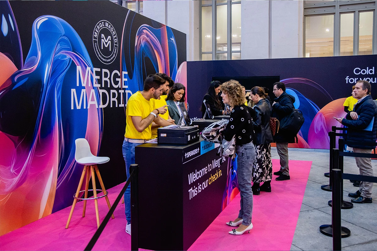 MERGE Madrid - Branding for a Web3 and Blockchain convention