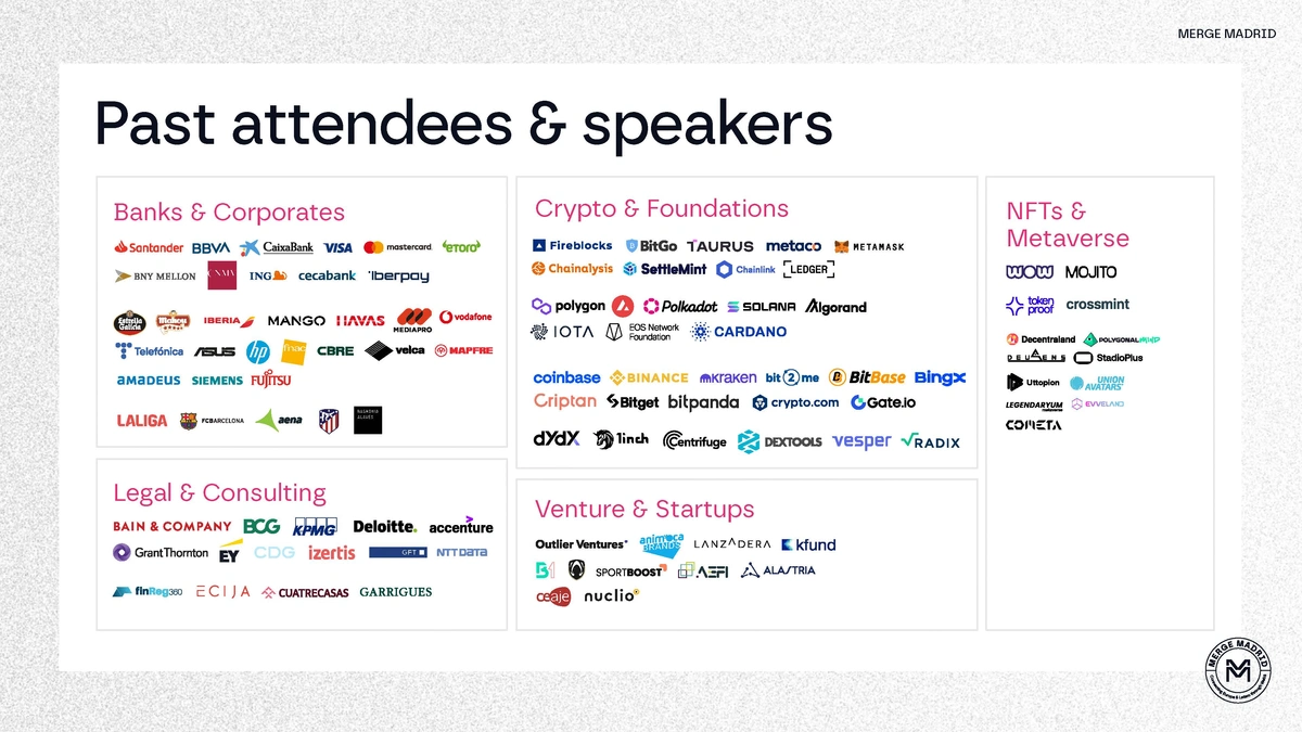 MERGE Madrid - Branding for a Web3 and Blockchain convention