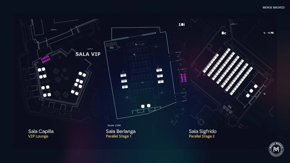 MERGE Madrid - Branding for a Web3 and Blockchain convention