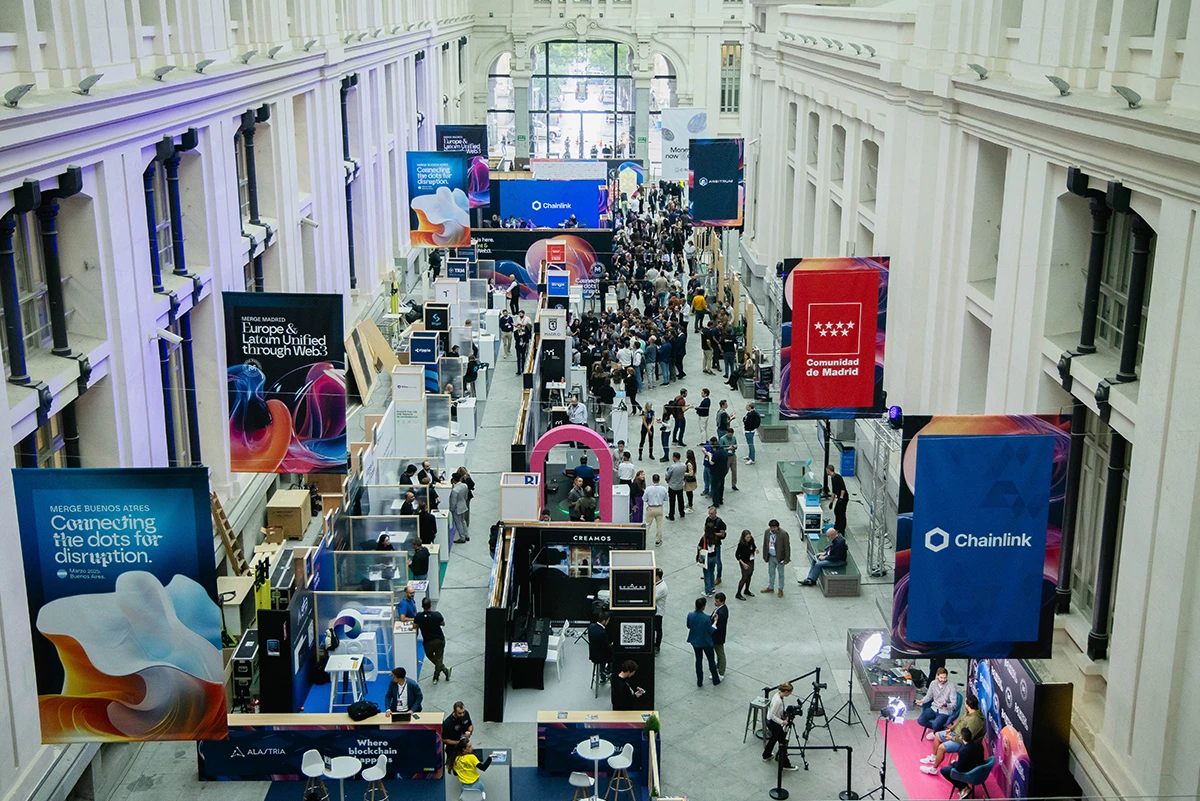 MERGE Madrid - Branding for a Web3 and Blockchain convention