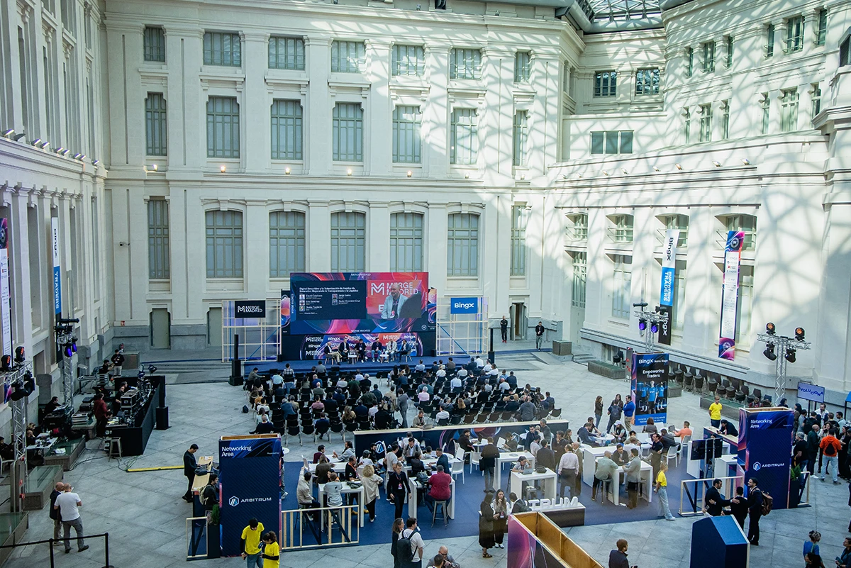 MERGE Madrid - Branding for a Web3 and Blockchain convention