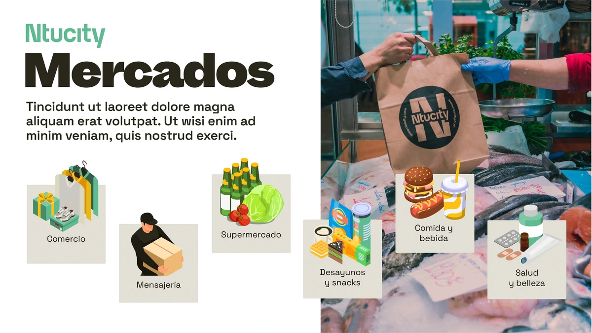 Ntucity - Branding for a food delivery company