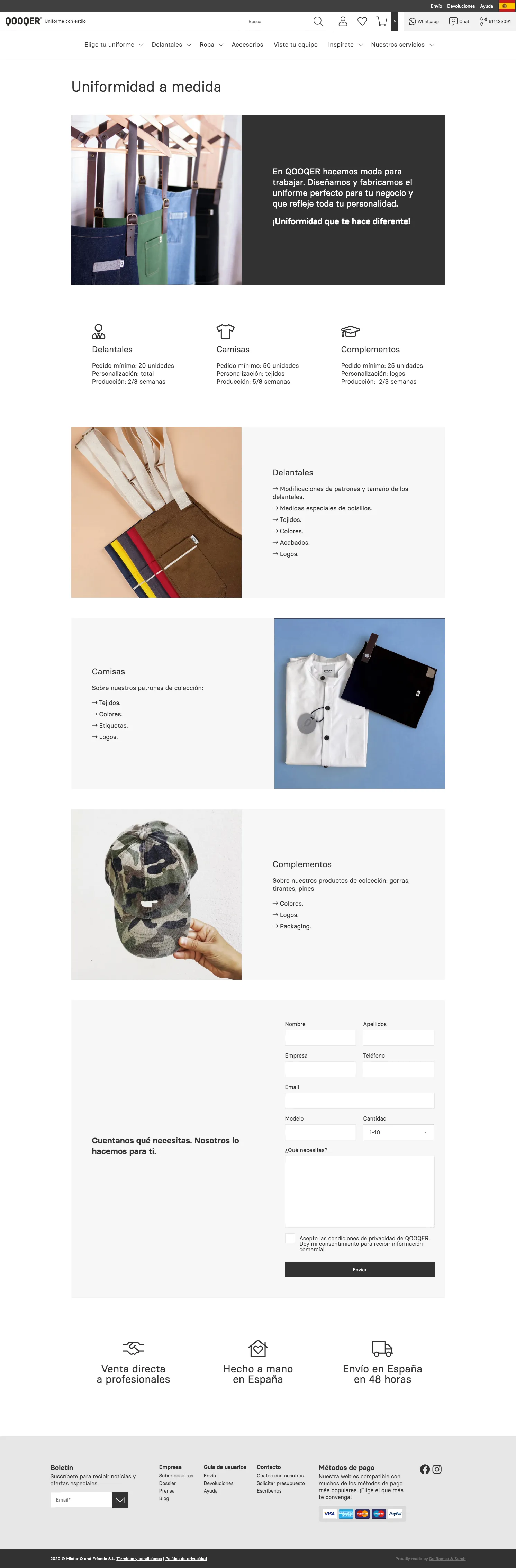 Qooqer - Custom-built e-commerce platform