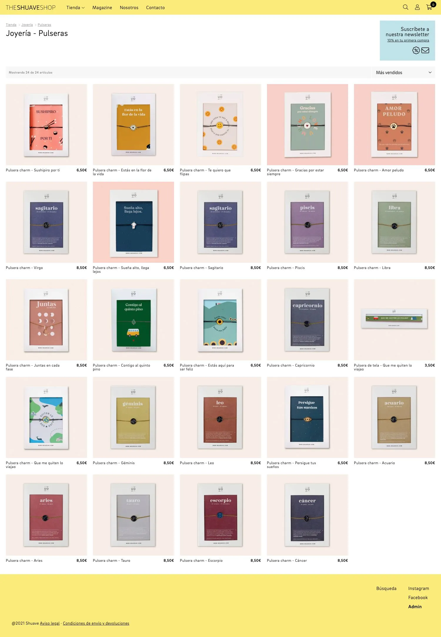 Shuave - Custom Shopify-based online store.